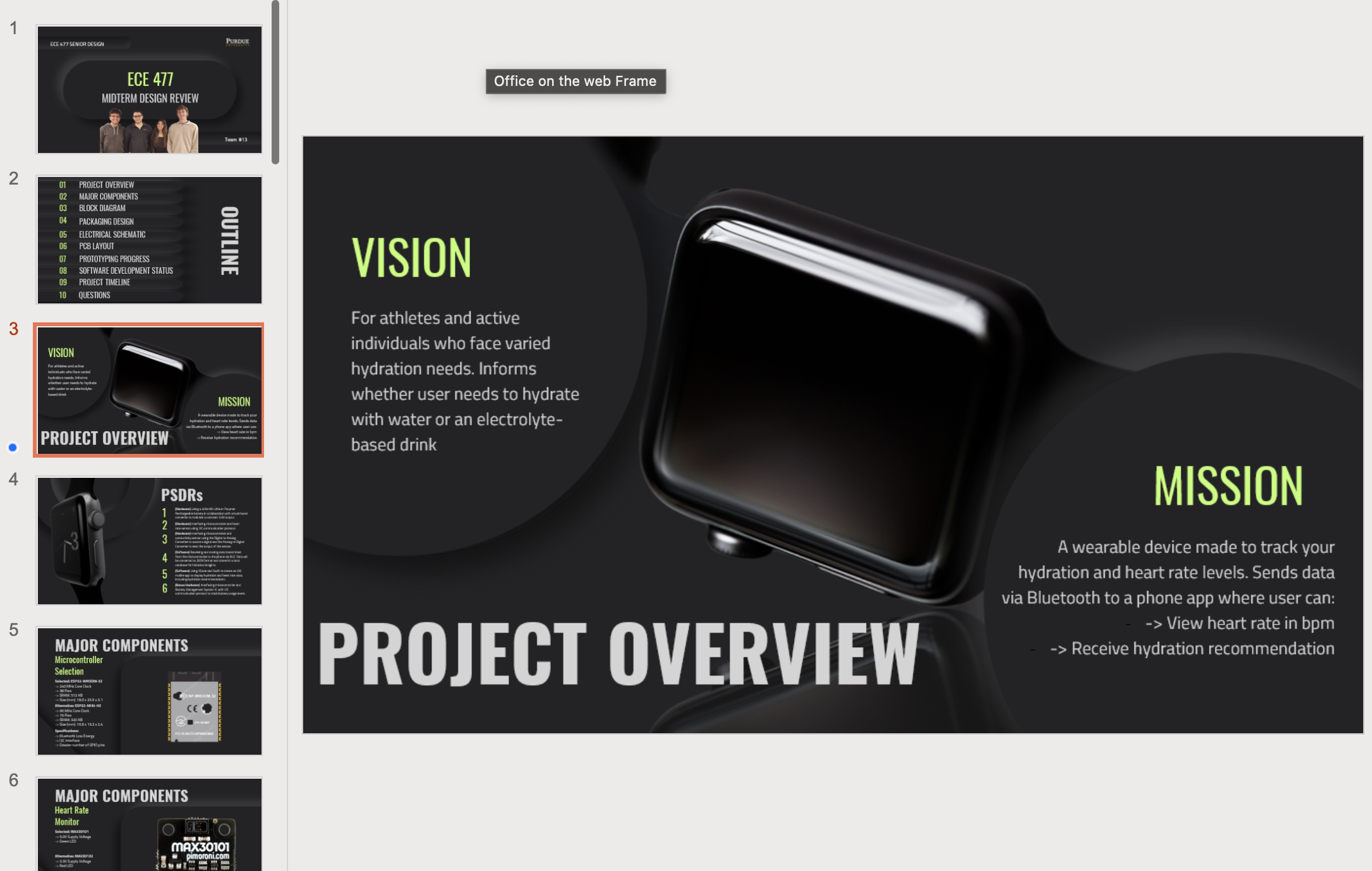 Initial Slide Deck Template